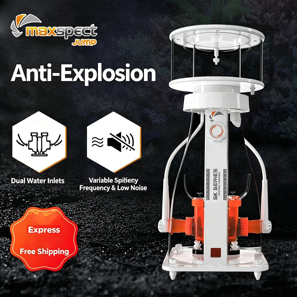 SK2200/2400/2600/2800 Gen2 Aquarium Protein Skimmer Dual Needle Wheel DC Water Pump Explosion Proof for Coral Reef Tank