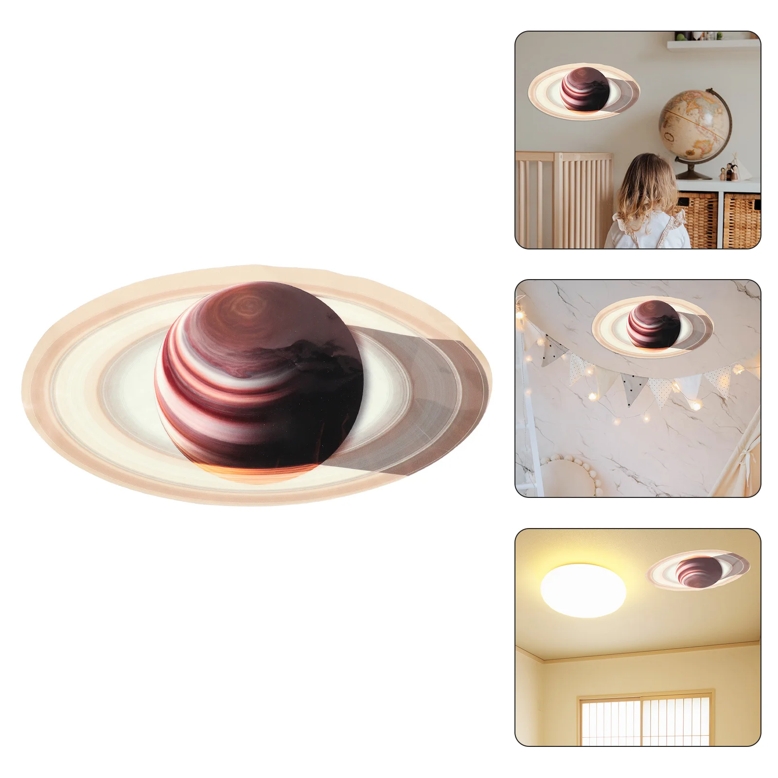 

Fluorescent Wall Sticker 37x16cm Quiet Atmosphere Removable Waterproof PVC Glow in Home Wall Sticker