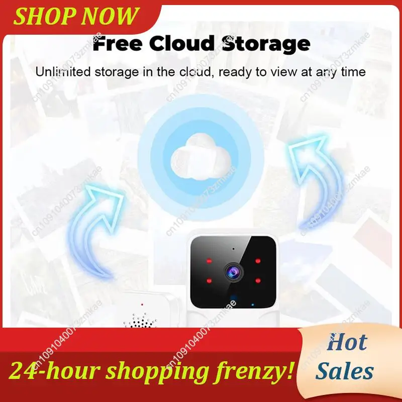 Daily Sale Wireless Wifi Doorbell Tuya Home Doorbell With Camera DC AC Battery Powered Camera Bell Feature
