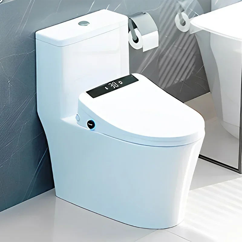 for Self Cleaning Heating Toilet Wc Seat Lid Electronic Pp Smart Toilet Bidet Cover Automatic Intelligent Smart Toilet Seat For