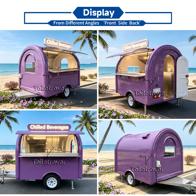 Street Mobile Food Cart Traile - Hot Dog Vending Cart recension och pris