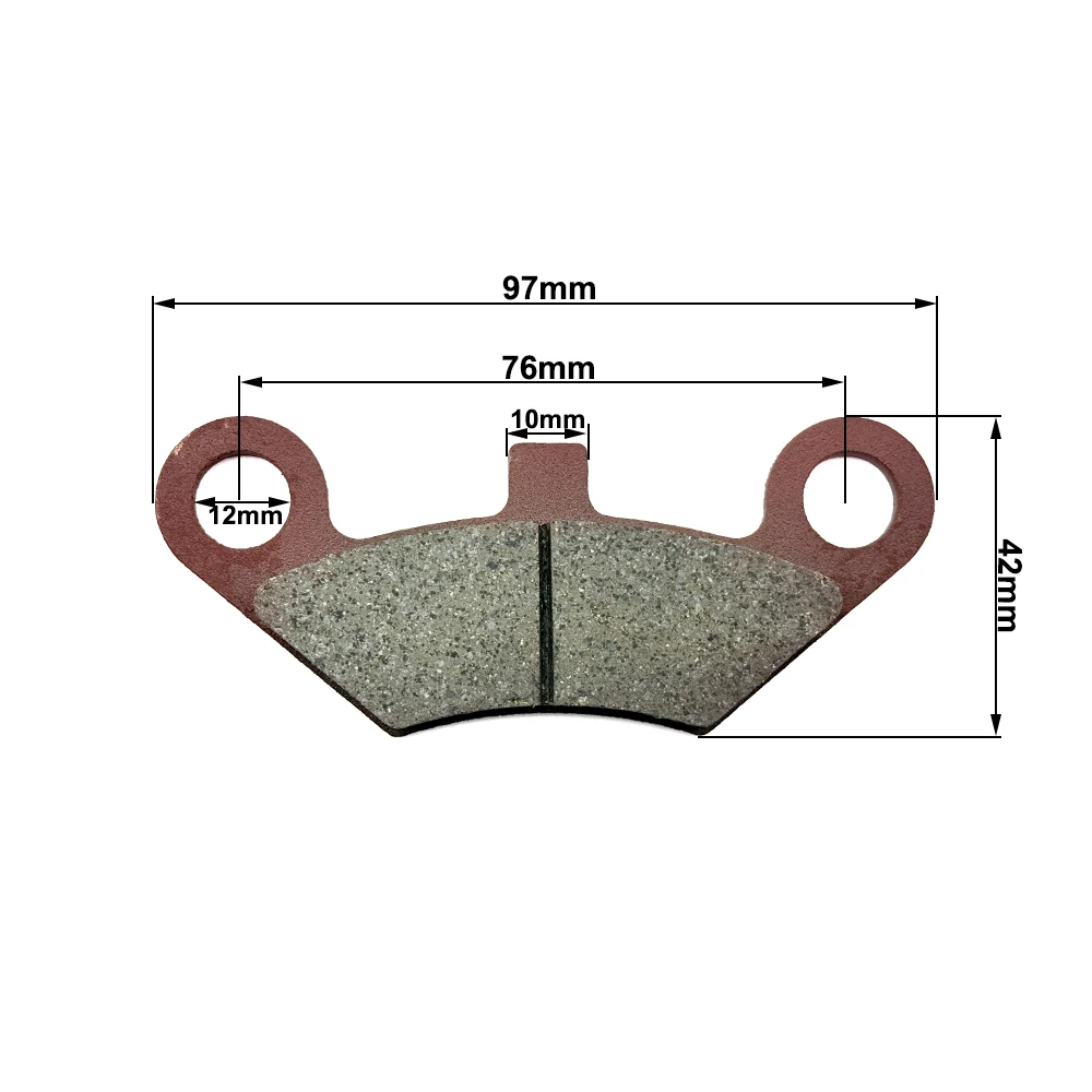 1 Pair Disc Brake Pads Replacement For Electric 4 Wheel Motorcycle Tricycle Elderly Mobility Scooter ATV Go Kart Quad Bike Parts