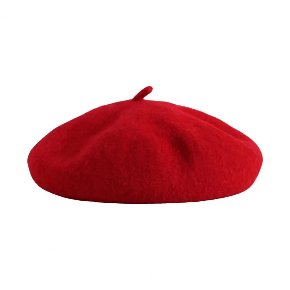 

Cute French Beret Lightweight French Hat Plain Fall Winter Children Beret Cap Keep Warm