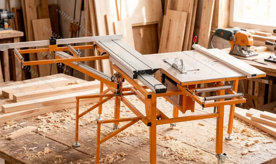Saw Precision Wood Cutting Panel Machinery, WJ180 Precision Woodworking Sliding Circular Saw Automatic Panel