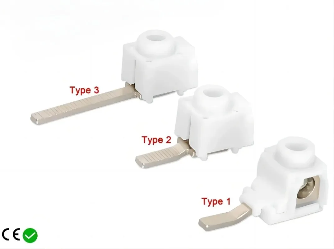 10 Pieces/Lot 25 Mm² Terminals for Busbar Circuit Breaker Distribution Electrical Wire Box Connector