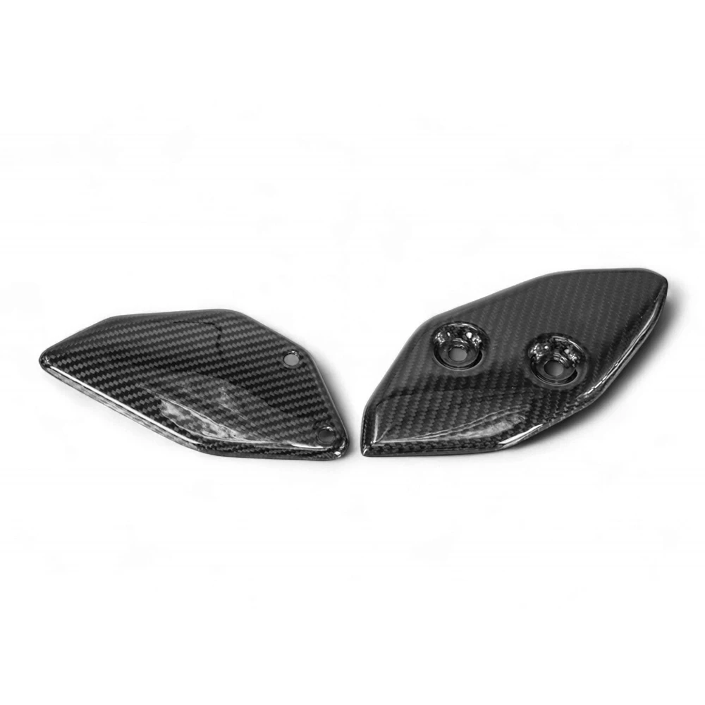 Motorcycle Heel Guard Protector Carbon Fiber Foot Wing Rearset Footreat moto Accessories For R3 R25 MT03 MT25 2019-2025