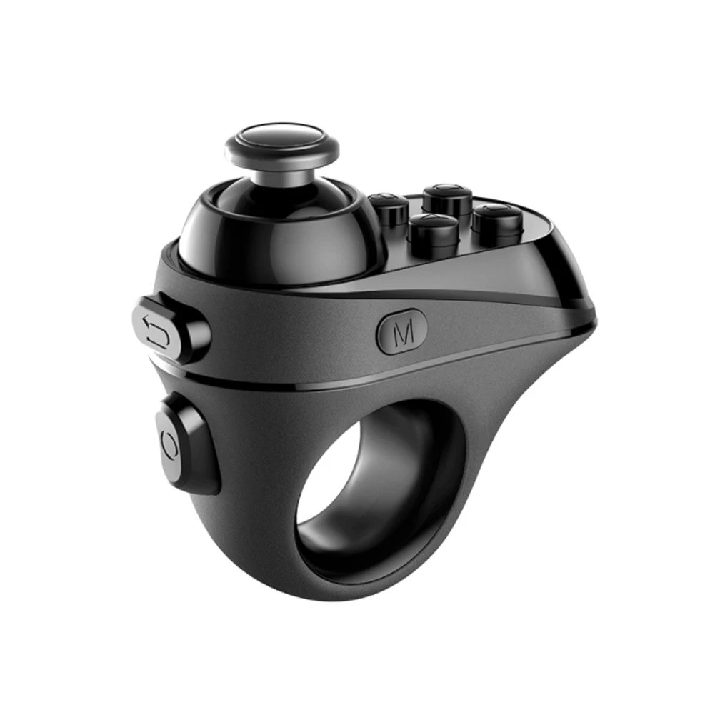 R1 Mini Ring Bluetooth4.0 Rechargeable Wireless VR Remote Game Controller Joystick Gamepad for iPhone Android Phone VR Headset