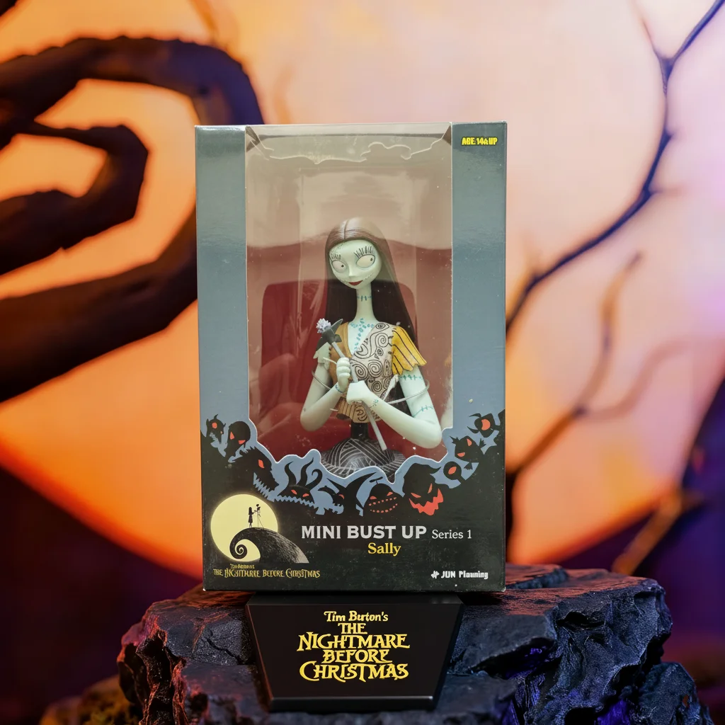 

Disney Jun Planning The Nightmare Before Christmas Sally Mini Bust Up Series 1 Action figures Halloween gift