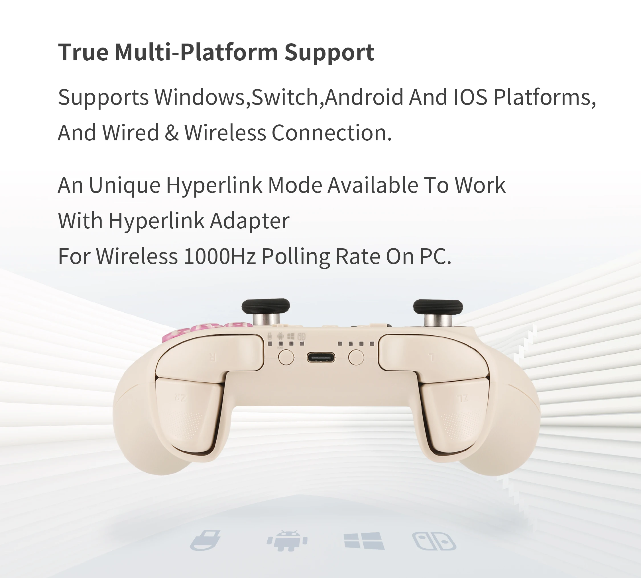 GuliKit KK3 Pro Controller mit Hall-Effekt-Joysticks und Auslöser KingKong 3 NS38 Gamepad für Windows Nintendo Switch Android iOS – Detail 22