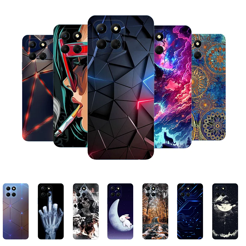 For Honor X6S Case Silicone Back Cover Phone Case for Honor X6 X 6 VNE-LX3 Soft Case HonorX6S Fundas Cartoon