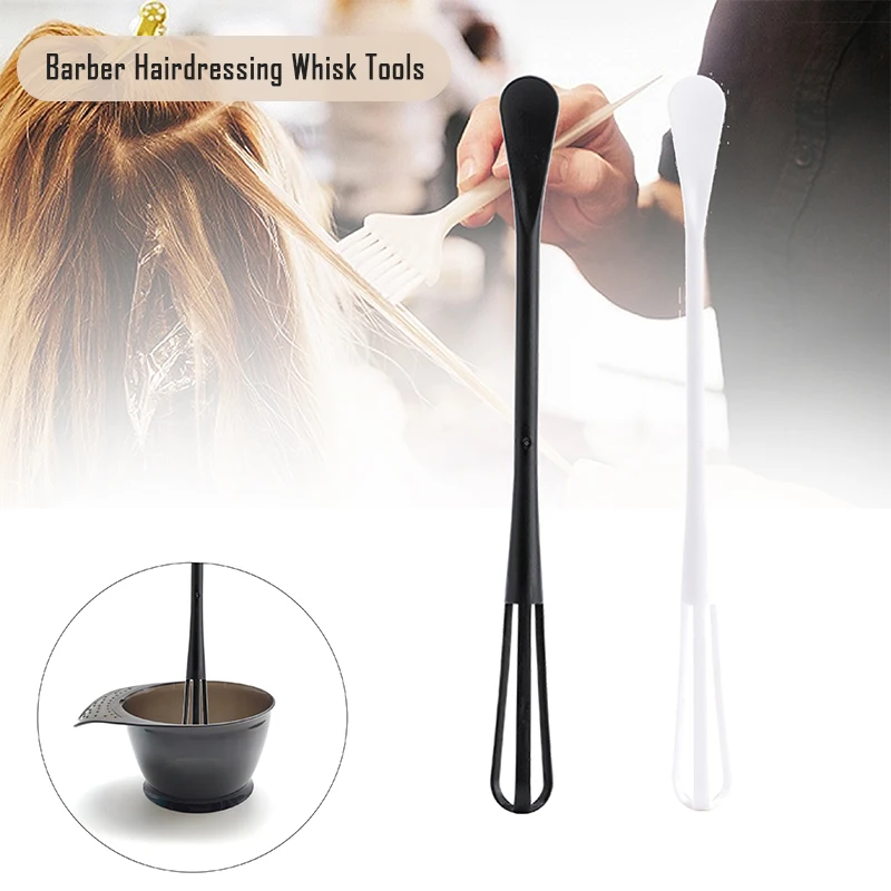 NEW Salon Hairdressing Dye Cream Whisk Plastic Dye Agitator Barbe Hair Styling Tools Accessories Kitchen Whisk Tool Salon