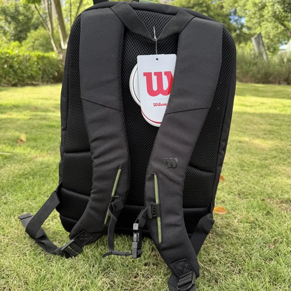 Wilson Large Capacity Tennis Bag French Open Commemorative Tour Tennis Racquets Backpack for 2 Rackets with Compartment
