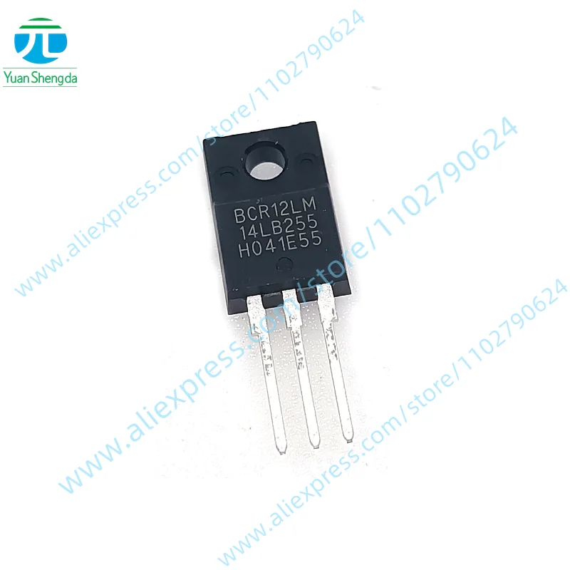 5PCS New Original BCR12LM-14LB 12A/800V Bidirectional SCR TO-220F BCR12LM