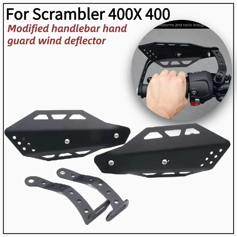 New For Triumph Speed 400 Speed400 Scrambler 400X 400 Modification Handle Bar Protection Cover Handguard Hand Shield Protector