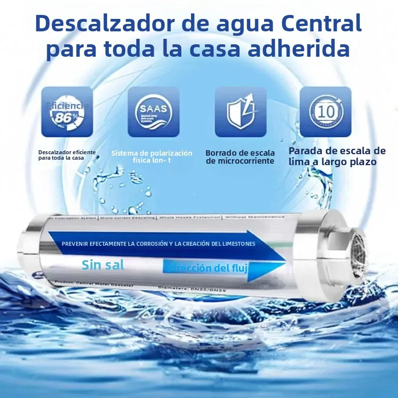 Sistema suavizante de agua supermagnético IPSE para toda la casa, descalcificador de agua sin sal, máquina suavizante de inhibición, eliminación de escala