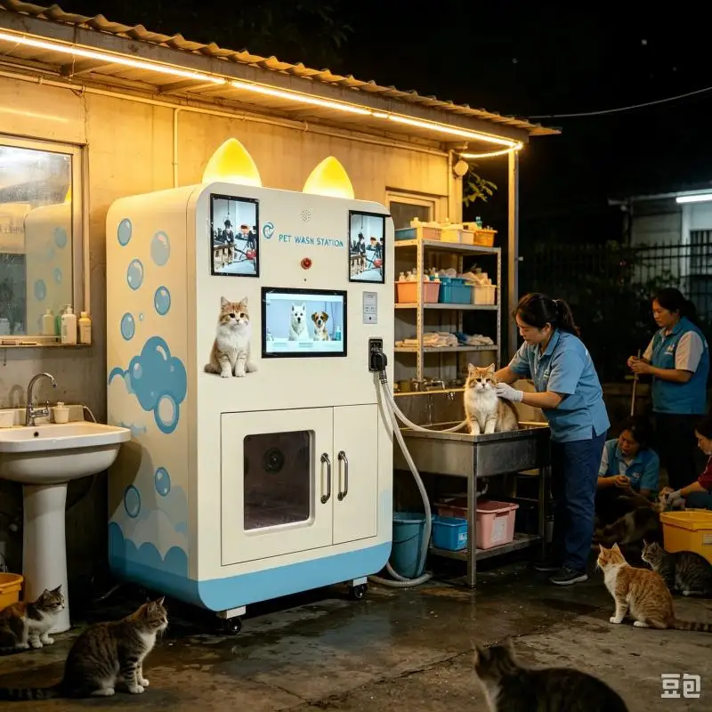 Intelligent Pet Wash Vending Machine Dog Bath System Automatic Grooming Equipment Digital Control Customized