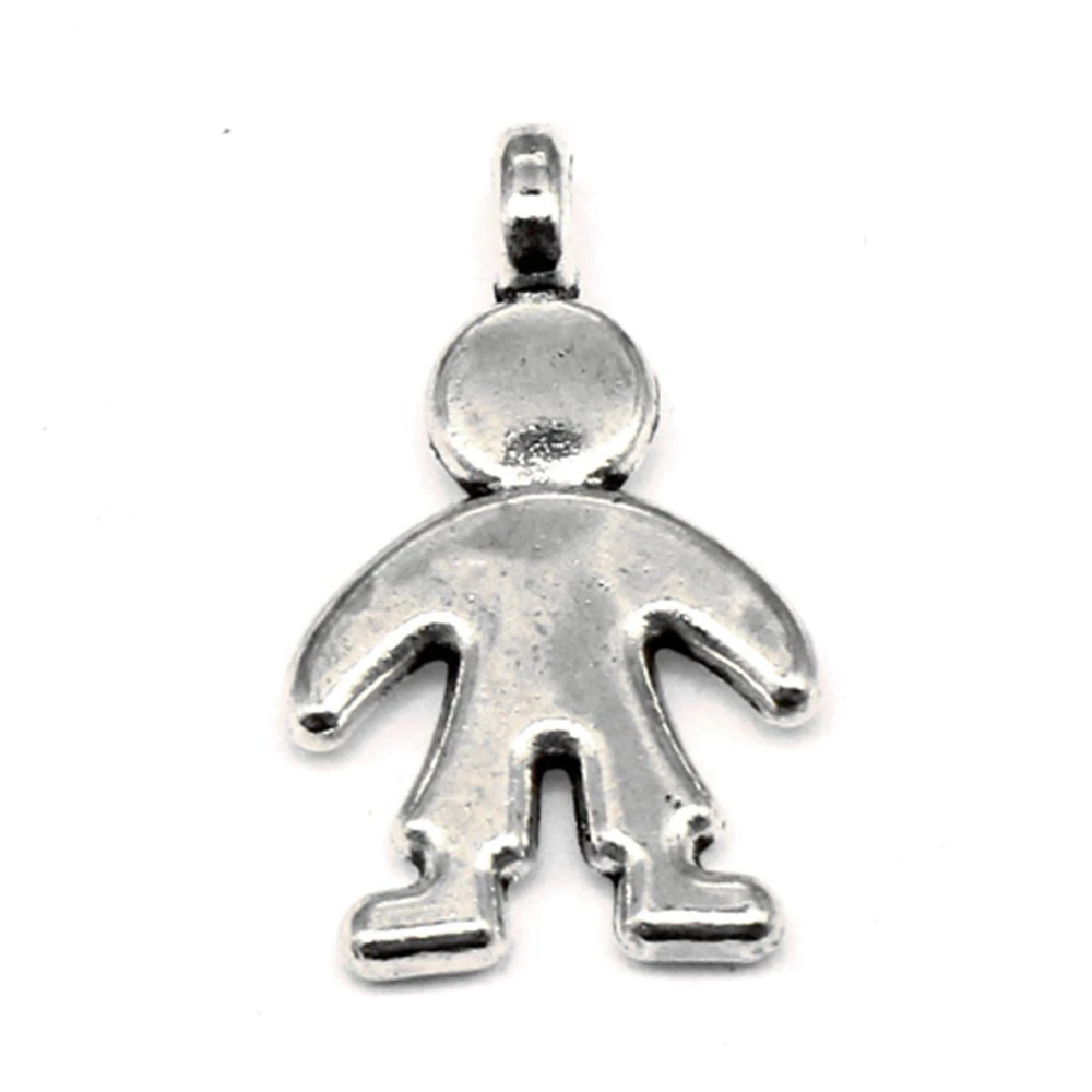 50pcs Wholesale Jewelry Lots Angel Charms Pendant Supplies For Jewelry Materials 16x28mm