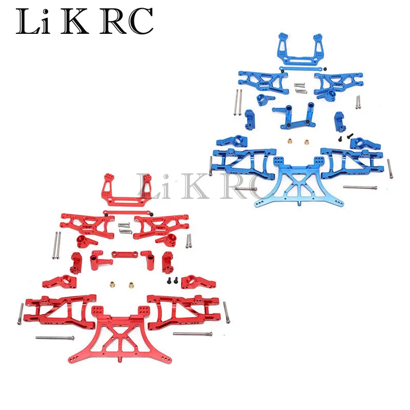 

Upgrade Aluminum Alloy Chassis Arm C Seat Rear Stub Axle Parts Kit for 1/10 Traxxas 2WD Slash Rustler Stampede Parts