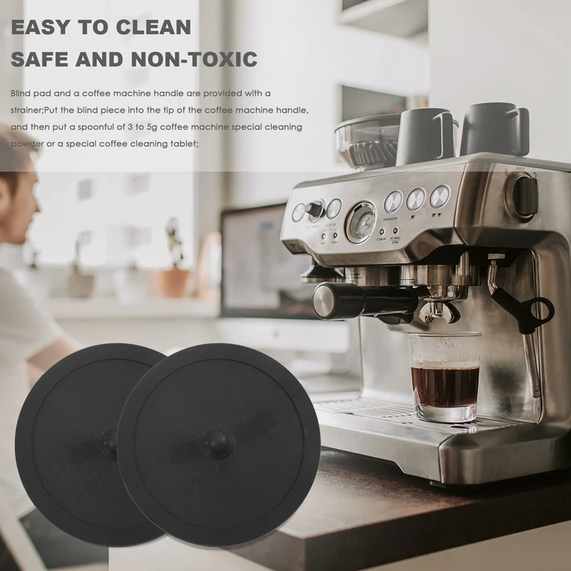

Blind cleaning Blind Filter Backflush Disk Rubber For Espresso Machines Brewing Head Backwashing Gasket