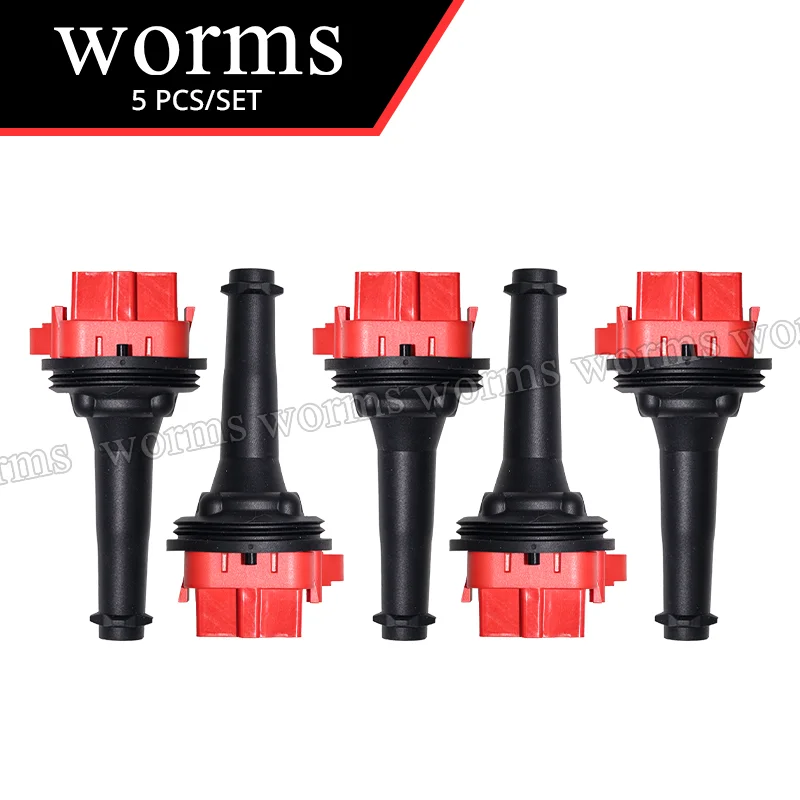 

Worms Racing Ignition Coil High Performance 4PCS Set For Ford Focus XR5 ST RS Mondeo XR5 & Kuga 2.5L Turbo I5 8677837