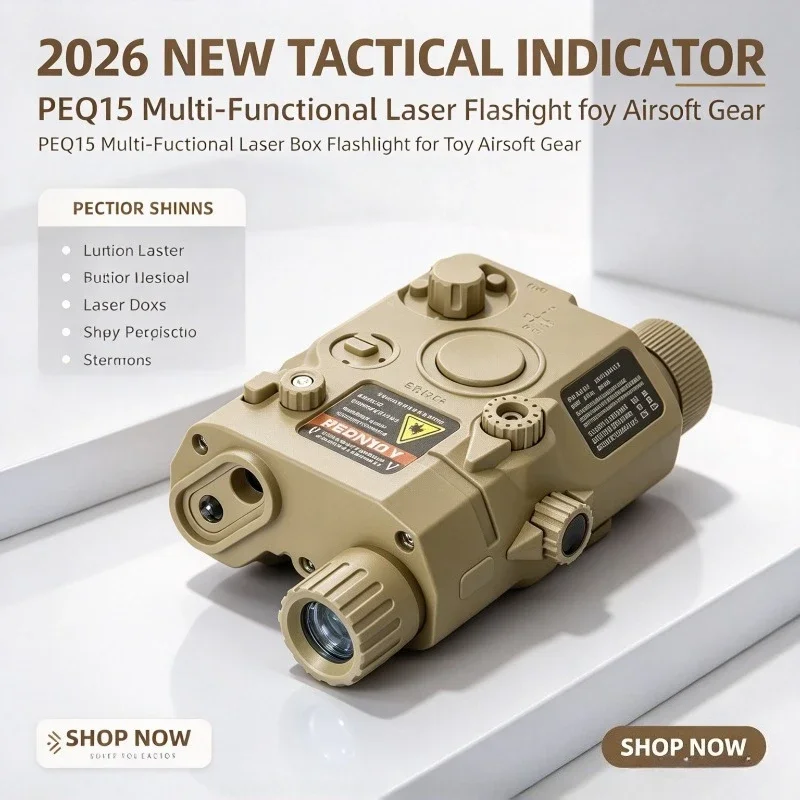 PEQ15 Multi-scene Lighting Accessory 20mm Rail Bracket Flash Indicator Outdoor Simulation Hobby Game Fitting