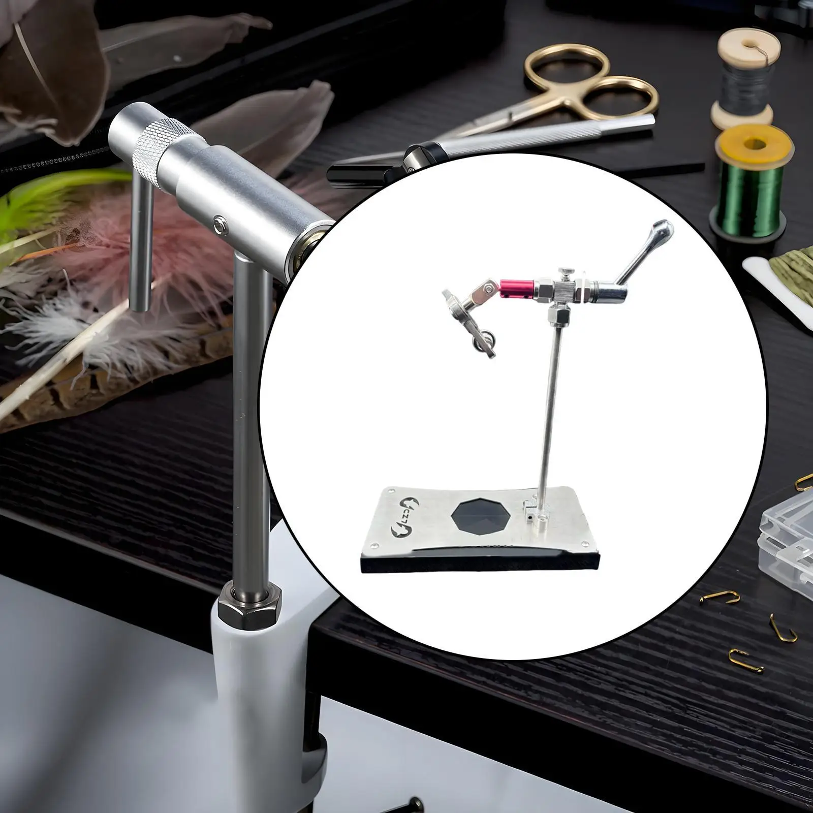 

Fly Tying Vise Easy to Use Lightweight Practical Beginners Fly Tying Table Fishing Tackle Flies Making Tool for Fishing Supplies