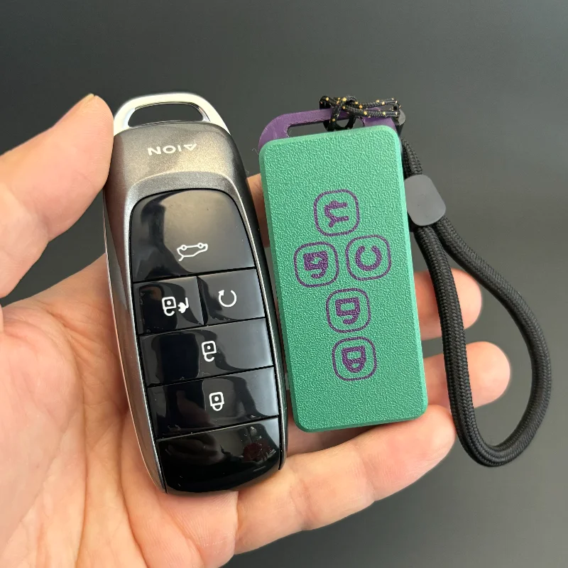Smart Car Key Fob Shell Modified for GAC AION PLUS S V Y LX IA5 EA6 Hyptec Anti-Scratch Car Remote Key Cover Modification Parts