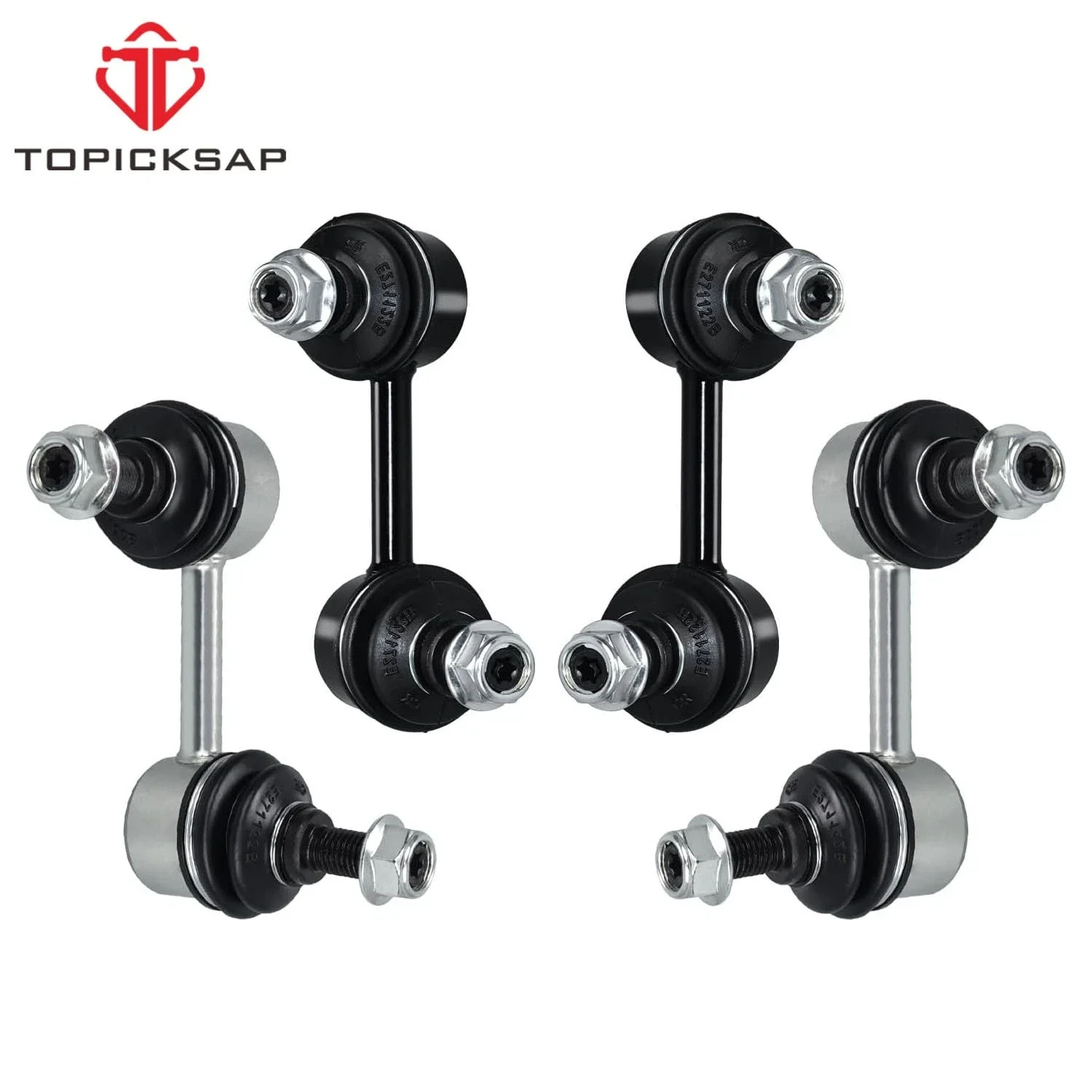 TOPICKSAP 4Pcs Front Rear Sway Bar Link Assembly Kit 51321SNAA02 52320SNAA01 for Honda Civic Acura CSX 2006-2011