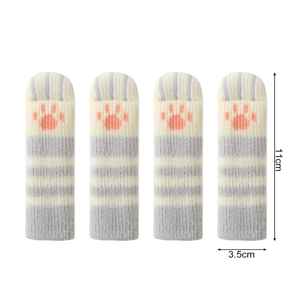 

Door Handle Protectors for Furniture Legs Cat Paw Chair Leg Socks Noise-reducing Furniture Protectors for Table Legs for Chairs