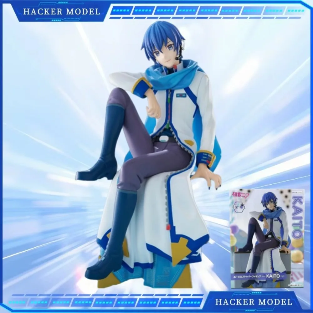 FuRyu Genuíno Hatsune Miku KAITO Prensado Macarrão Instantâneo Mão Figura Modelo de Animação Brinquedo Ornamento de Mesa Presente Colecionável
