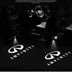 2x Led Autodeur Logo Licht Hd Laser Welkomstlamp Voor Infiniti Qx50 Ex25 Q50 Q60 Q70 Fx G M Ex Qx30 Jx35 Qx60 Qx70 Qx80