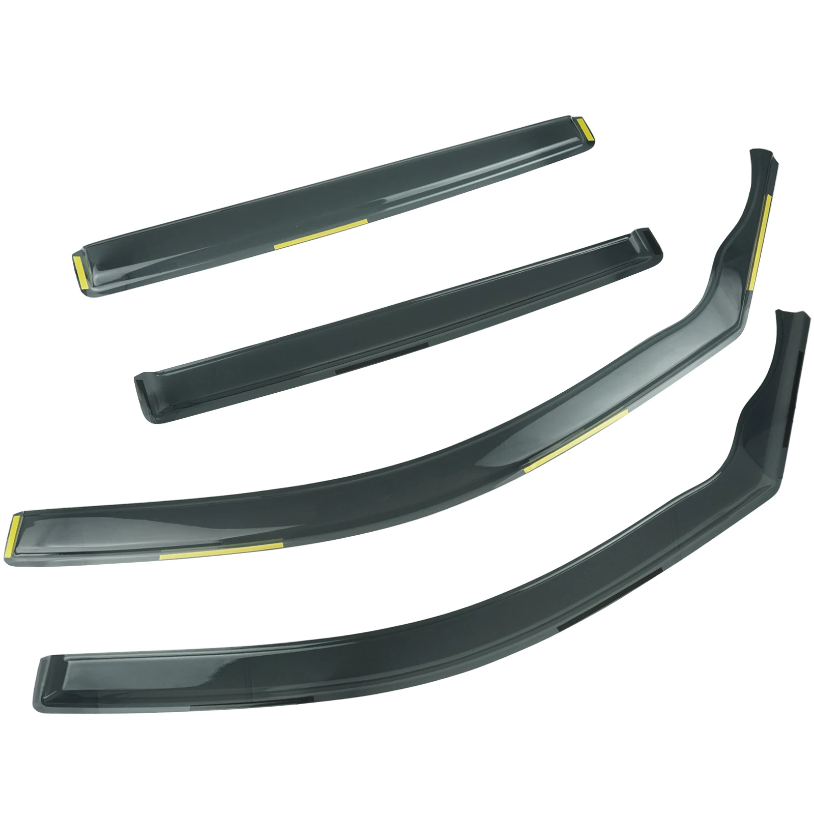 4pcs/set Tint Wind Deflectors For VW Tiguan MK2 SUV AD1 AX1 5 Door 2016-2023 Window Edgevisors Wind Rain Sun Guard Deflector