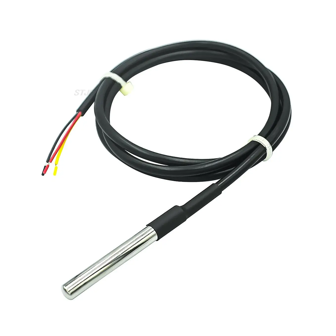 Waterdichte 18B20 temperatuursonde temperatuursensor RVS pakket 1 meter/2 meter/3 meter draad (DS18B20)