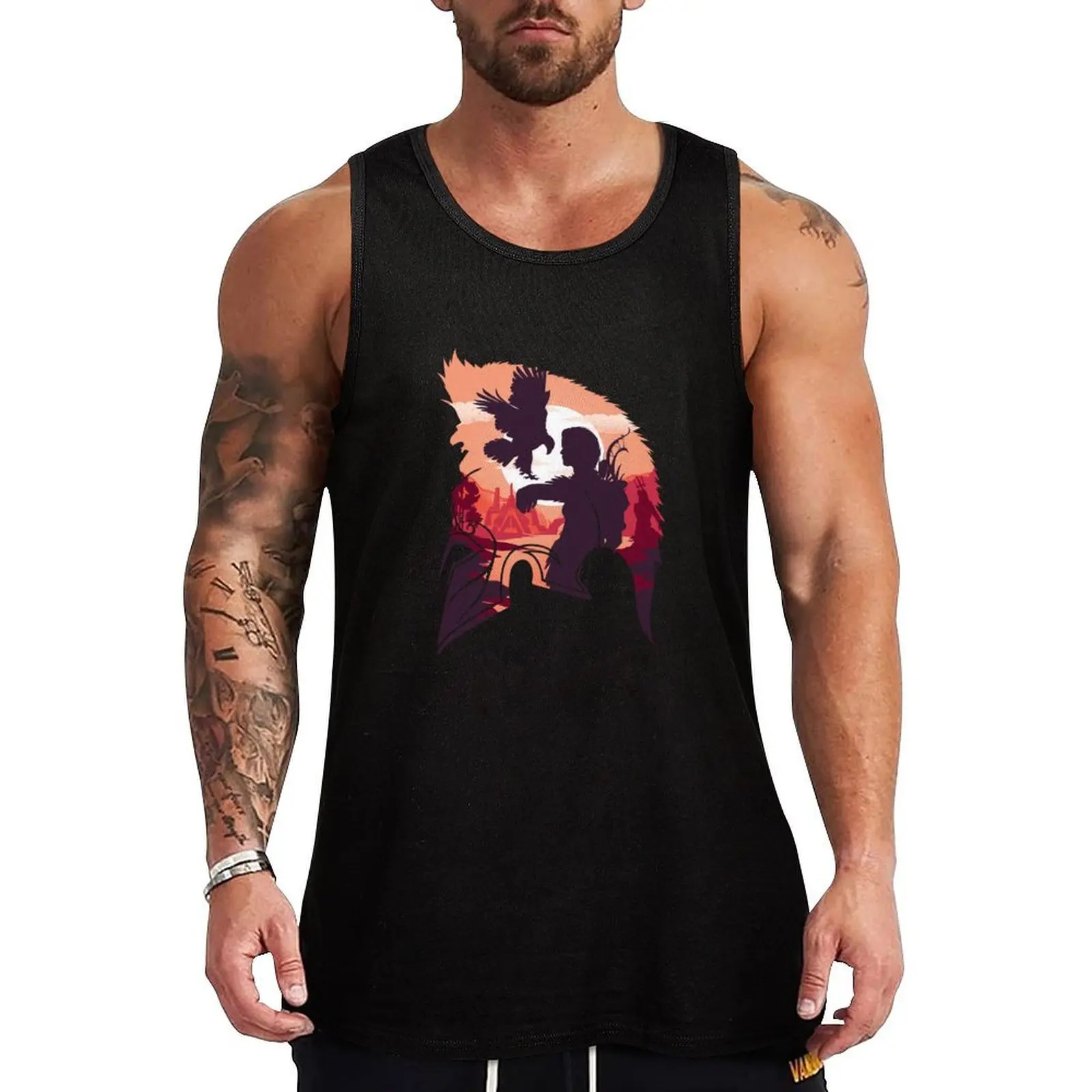 

Eagle Bearer Warrior Tank Top Gym clothes sleeveless vest men bodybuilding t-shirt t-shirts for men
