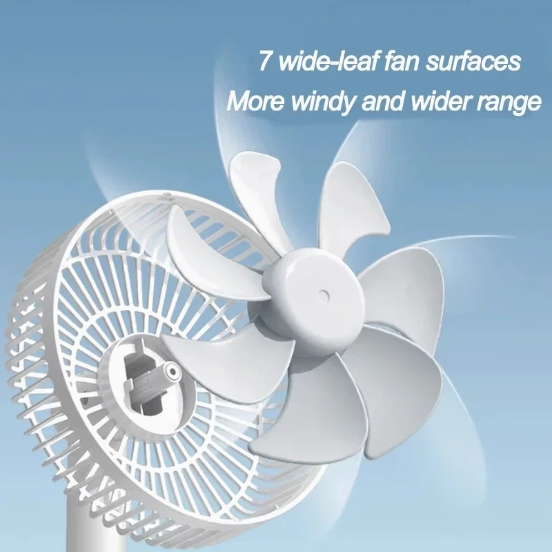 Small USB Desktop Fan Portable Plug-in 4 Speed Mini Electric Fan for Office Computer Dormitory Student Study Large Wind Cooling image 5