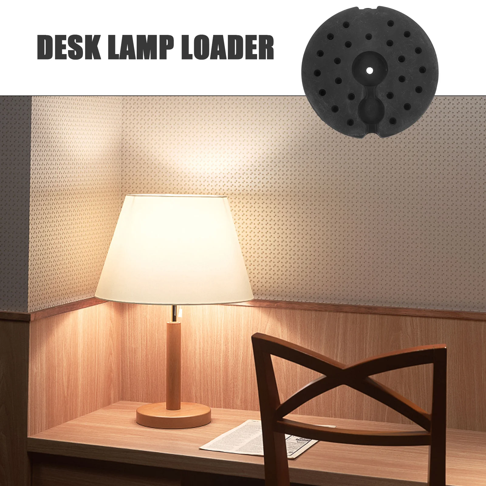 Floor Lamp Base Chassis Light Weight Parts Stand Desk Loader Lamps Holder Rounded Table LED