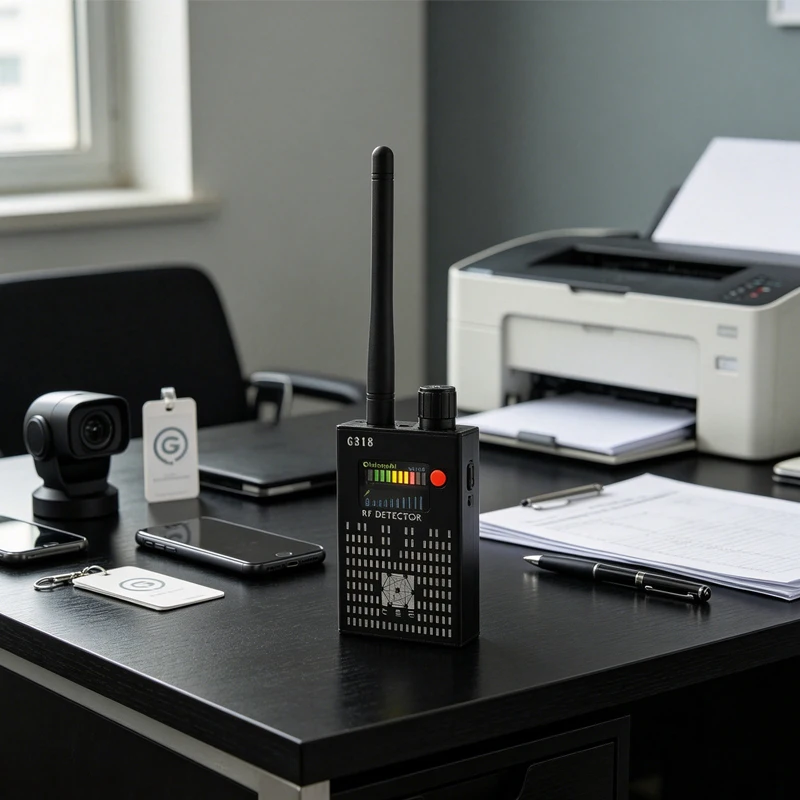 

G318 Professional Privacy Guard, 1MHz-8GHz, High Sensitivity RF Signal Detector 35H Battery Life Anti Spy Hidden Camera Finder