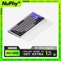 NuPhy Air75 HE Gamer Keyboard Gateron Jade Magnetic Switch POM 0.01mmRT SOCD DKS 8k Polling Rate 0.125ms Latency Keyboard Gift