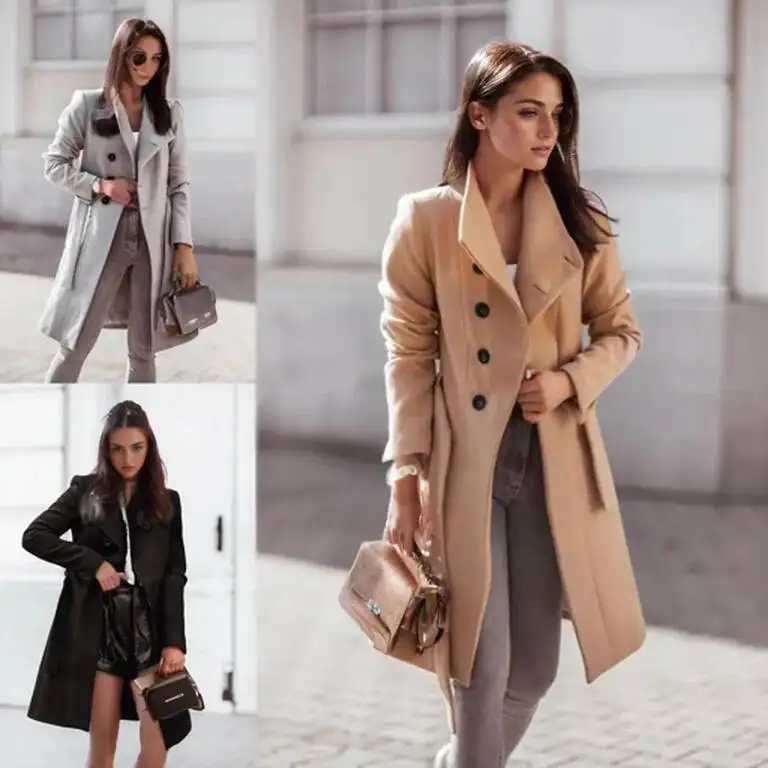 

Осенне-зимняя женская одежда, большое пальто, однотонная шерстяная куртка средней длины с лентой, удобный повседневный стиль