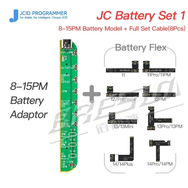 JC JCID Original Battery Repair Flex For iPhone 11 12 13 14 Pro Max RemoveWarning Battery External Flex Cable Replacement Repair