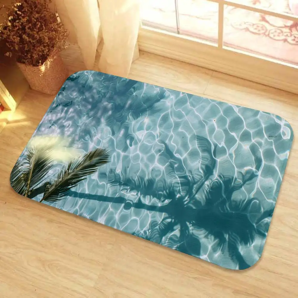 

Sea Wave Floor Mat Printed Large Carpets Room And Bedroom Carpets Bathroom Anti Slip Door MATS Small Carpets