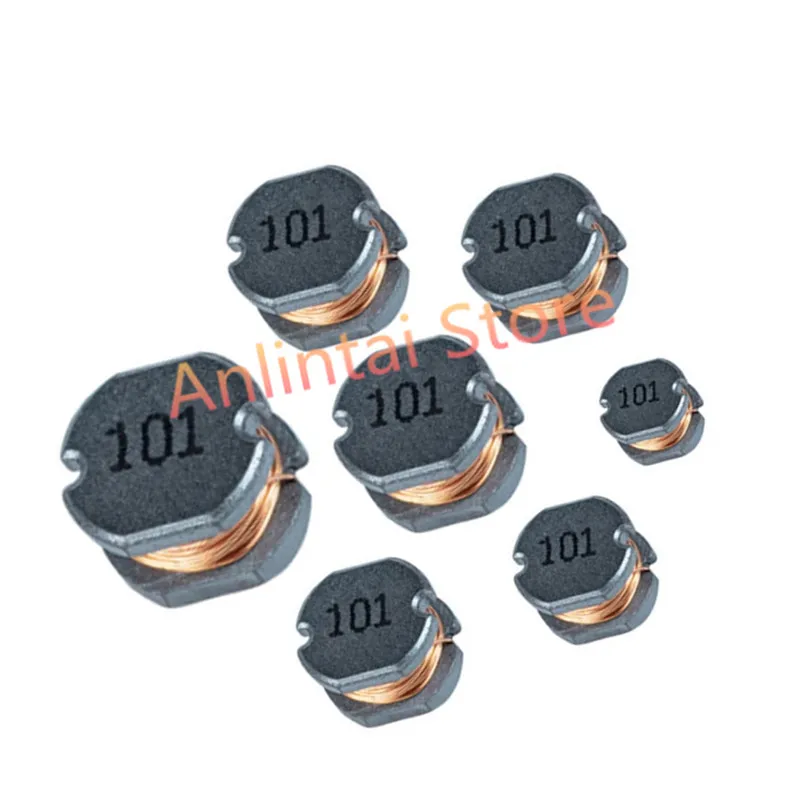 20PCS SMD Inductor CD43 2R2 3R3 4R7 6R8 100 150 220 330 470 680 101 151 221 331 471 105 Wire wound chip power inductor
