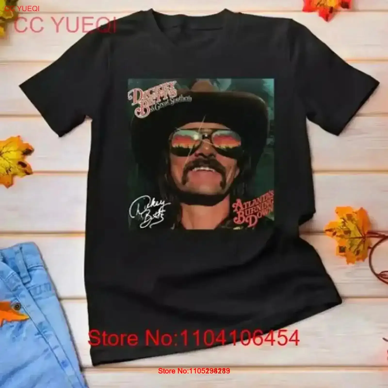 

Dickey Betts T shirt graphic HOT gift dad father day vintage Washed Stretched streetwear Breathable fashion Stylish vintage