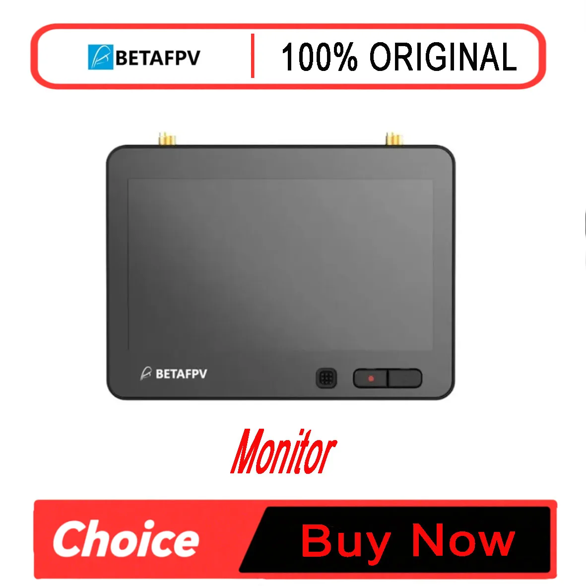 BETAFPV 4.5-Inch 1080P FPV Monitor 1000nit High-Brightness LCD Built-in DVR 2-6S Power Supply Outdoor Racing Drone