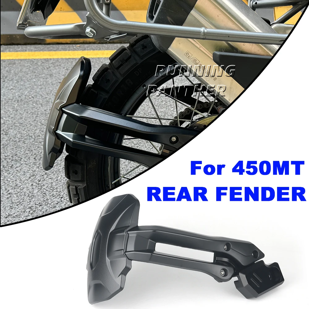 

Motorcycle Accessories Rear Wheel Hugger Mudguard Rear Fender Mudflap Guard For CFMOTO 450MT 450 MT