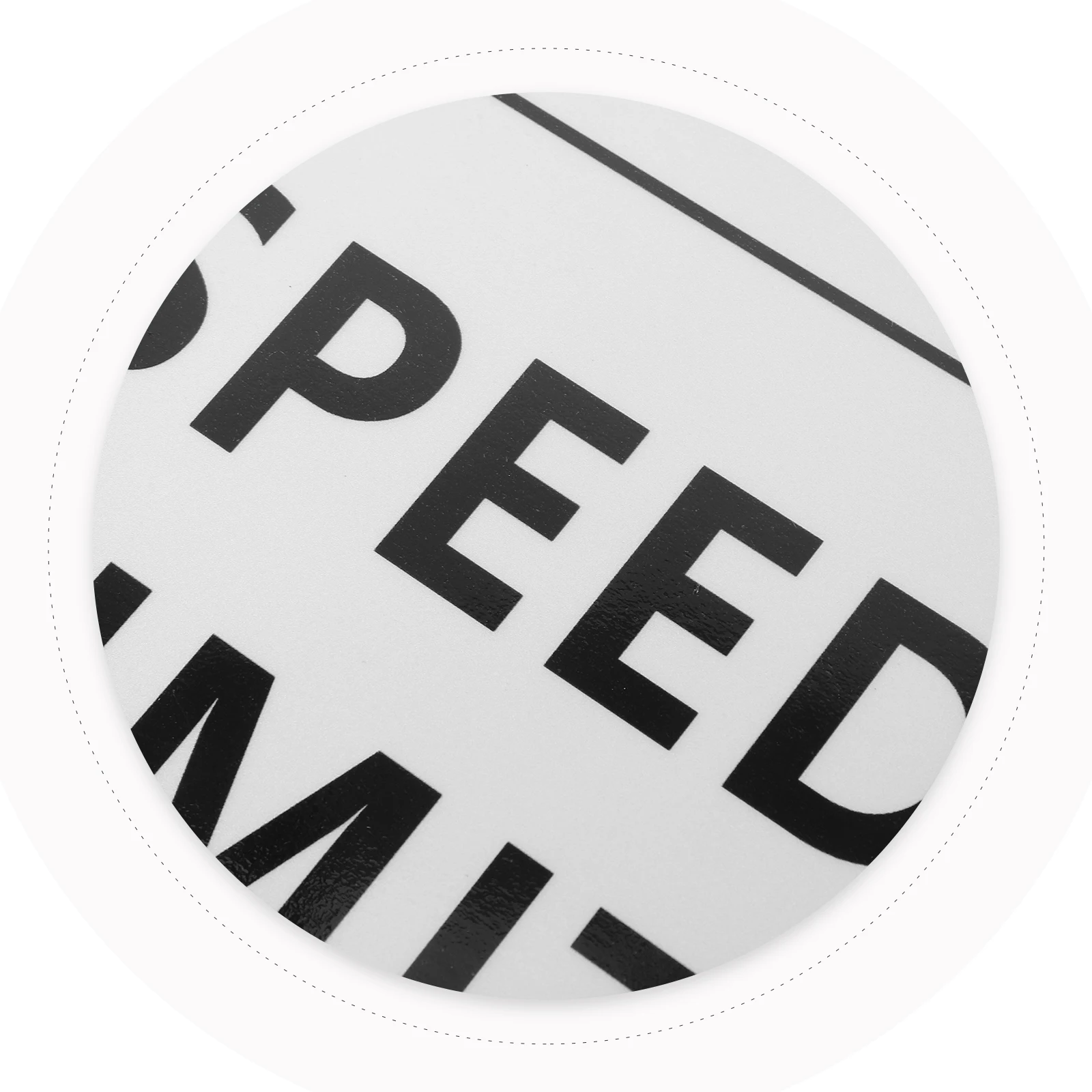 

Speed ​​limit Sign Road Signs Safety Reflective Slow down for Driveway Traffic Street