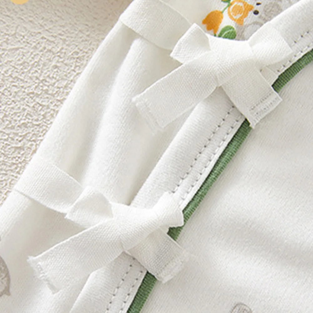 Newborn Girl Baby Sets Combed Cotton Long Sleeve Tops + Pants 2Pcs Spring Autumn 0-3 Months Boys Clothing