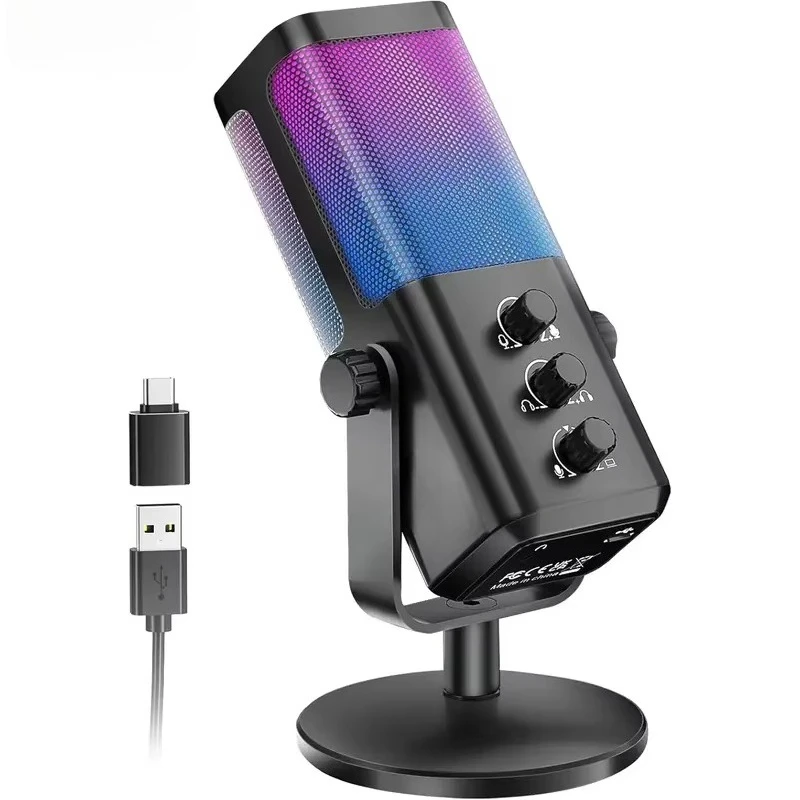 microphone-de-jeu-usb-professionnel-filaire-rgb-am8-pour-streaming-sur-ordinateur-podcast-elimination-du-bruit-microphone-dynamique-xlr