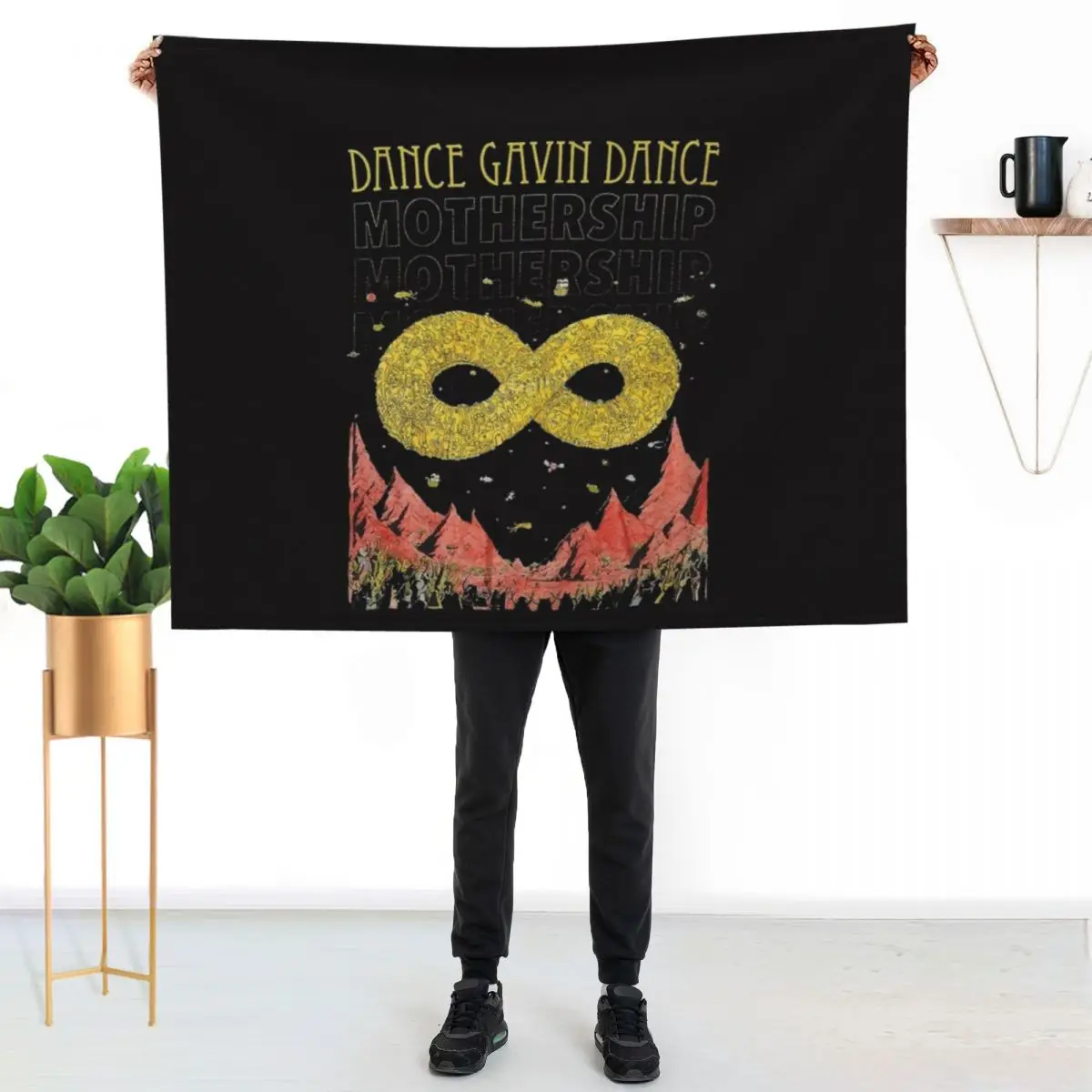 dance gavin dance merch - Mothership - dance gavin Throw Blanket Decoratives Kid'S Winter beds Loose cosplay anime Blankets
