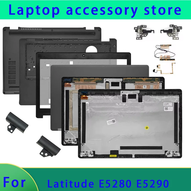 

Подходит для ноутбука Latitude E5290 E5280, задняя крышка ЖК-дисплея, передняя панель, подставка для рук, нижняя крышка шарнира, крышка шарнира, крышка ABCD